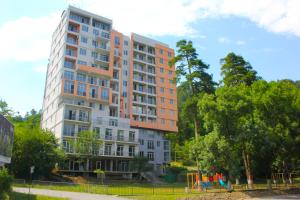 Bygningen som lejligheden ligger i