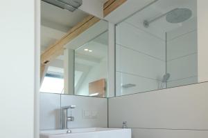 Koupelna v ubytování Alte Apotheke - Studio Appartements Karlsbad