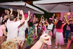 a group of people dancing at a party at Hotel Firenze in Bellaria-Igea Marina