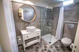 A bathroom at Levkosh Apartments at Lefkada's Heart