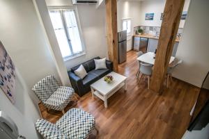 A kitchen or kitchenette at Levkosh Apartments at Lefkada's Heart