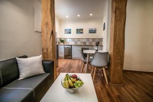A kitchen or kitchenette at Levkosh Apartments at Lefkada's Heart