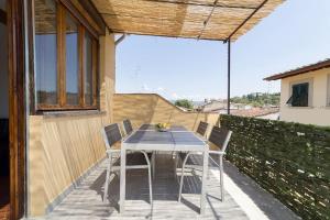 A balcony or terrace at Hill's view terrace apartment
