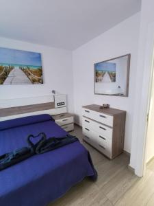 Posteľ alebo postele v izbe v ubytovaní Sun and Relax (San valentin)