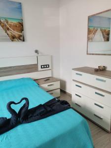 Posteľ alebo postele v izbe v ubytovaní Sun and Relax (San valentin)