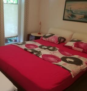 Postel nebo postele na pokoji v ubytování Apartma Zalka