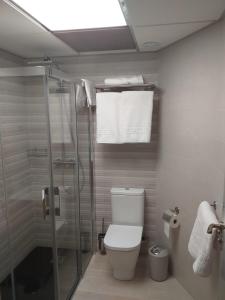 Koupelna v ubytování Apartamentos Vacacionales Joctis, 1º A