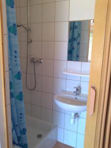 Koupelna v ubytování Kwatery u Rysia