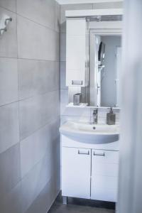 Koupelna v ubytování Jázmin Apartman