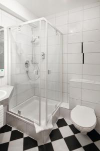 Kylpyhuone majoituspaikassa Hotel Rieth