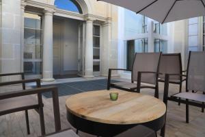 A seating area at Palazzo Circolone