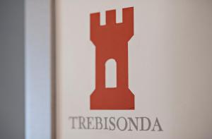 a sign for the treborenka logo at Il Genovino in Genoa