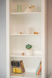 Die Bibliothek in der Ferienwohnung