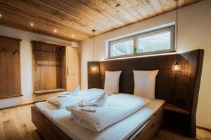 Letto o letti in una camera di Rufana Alpin