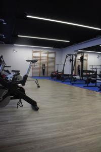Posilňovňa alebo fitness centrum v ubytovaní Apartamenty Sunrise Kolobrzeg Podczele