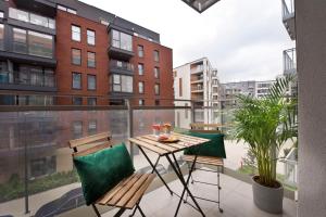 Balkon lub taras w obiekcie YOURAPART Chmielna Park