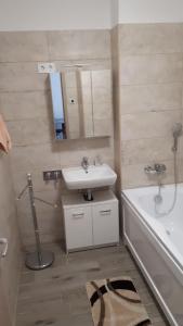 Koupelna v ubytování Lido riviera apartman