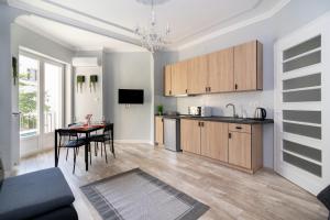 Köök või kööginurk majutusasutuses Buda Castle Serpentine Apartments