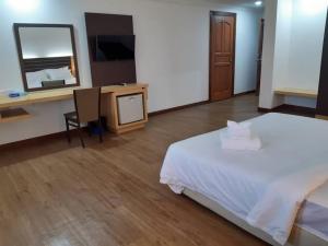 Katil atau katil-katil dalam bilik di Sara Hotel