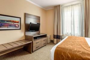 TV a/nebo společenská místnost v ubytování Comfort Suites Baytown I - 10
