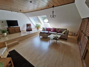 TV a/nebo společenská místnost v ubytování Kucks-Ferienwohnung + 12 fotografií