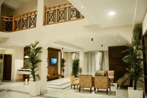 Lobby o reception area sa Udaan Olive Hotel & Spa, Pelling
