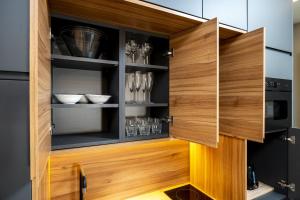 Kuchyň nebo kuchyňský kout v ubytování Apartamentos Pedregalejo