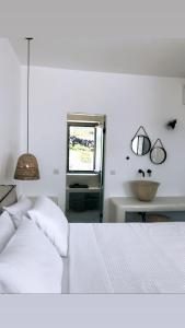 Posteľ alebo postele v izbe v ubytovaní Nice Villa + 35 fotografií