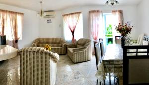 Posezení v ubytování Sunshine Villa Mauritius