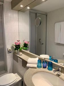 Koupelna v ubytování Art Hotel Köln