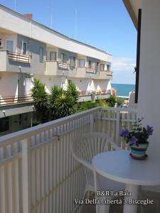 Balkón nebo terasa v ubytování B&B LA BAIA Sea Rooms