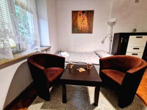Część wypoczynkowa w obiekcie Krakow Centrum Gurgacza Apartments