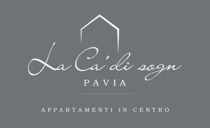 ein Logo für eine Pao-Agentur in Pakistan in der Unterkunft La Ca' di sogn in Pavia