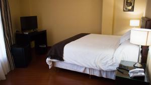 Una cama o camas en una habitación de Atlas Grand Hotel Virasoro
