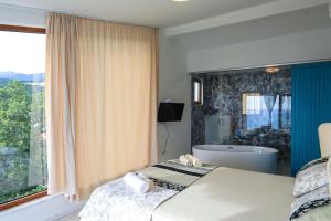 Villa Horus客房内的一张或多张床位