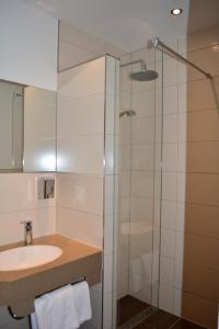 Koupelna v ubytování Hotel-Gasthof Krone
