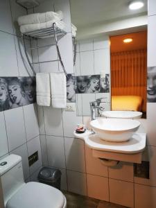 Koupelna v ubytování Casa Durand