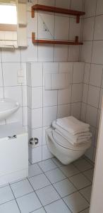 Koupelna v ubytování Apartment Kern Lautrach