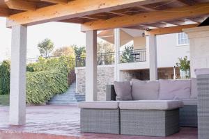 A seating area at Casa Borlas