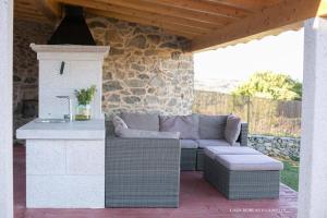 A balcony or terrace at Casa Borlas