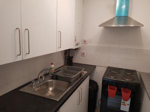 Η κουζίνα ή μικρή κουζίνα στο Vetrelax Harwich Deluxe Suite