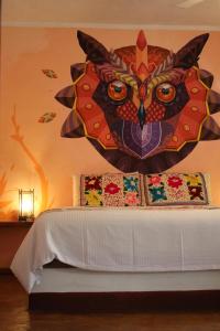 Letto o letti in una camera di Hotel Zentik Project & Saline Cave