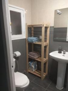Koupelna v ubytování Casaelcandano