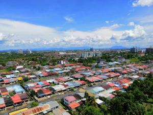 Άποψη από ψηλά του 2BR Jazz Suites Vivacity Megamall Kuching Sarawak