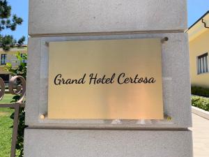 Certifikát, hodnocení, plakát nebo jiný dokument vystavený v ubytování Hotel Certosa
