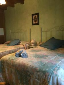 Posteľ alebo postele v izbe v ubytovaní Casa Rural Reserva Saja-Besaya