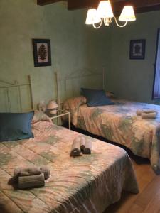 Posteľ alebo postele v izbe v ubytovaní Casa Rural Reserva Saja-Besaya