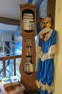 Knihovna v bed and breakfast