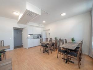 Köök või kööginurk majutusasutuses Hamnhotellet