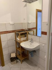 Koupelna v ubytování Vila Tesmija